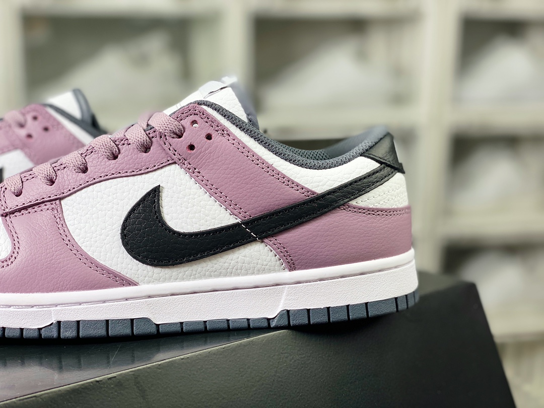 SB Dunk Low Retro SP Dunk series low-top casual sports skateboard shoes ”white dark purple pink” DO7413-991