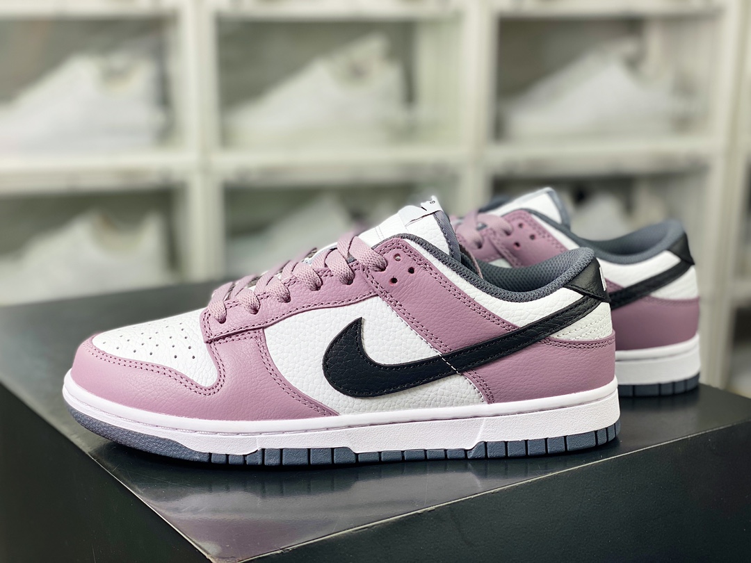 SB Dunk Low Retro SP Dunk series low-top casual sports skateboard shoes ”white dark purple pink” DO7413-991