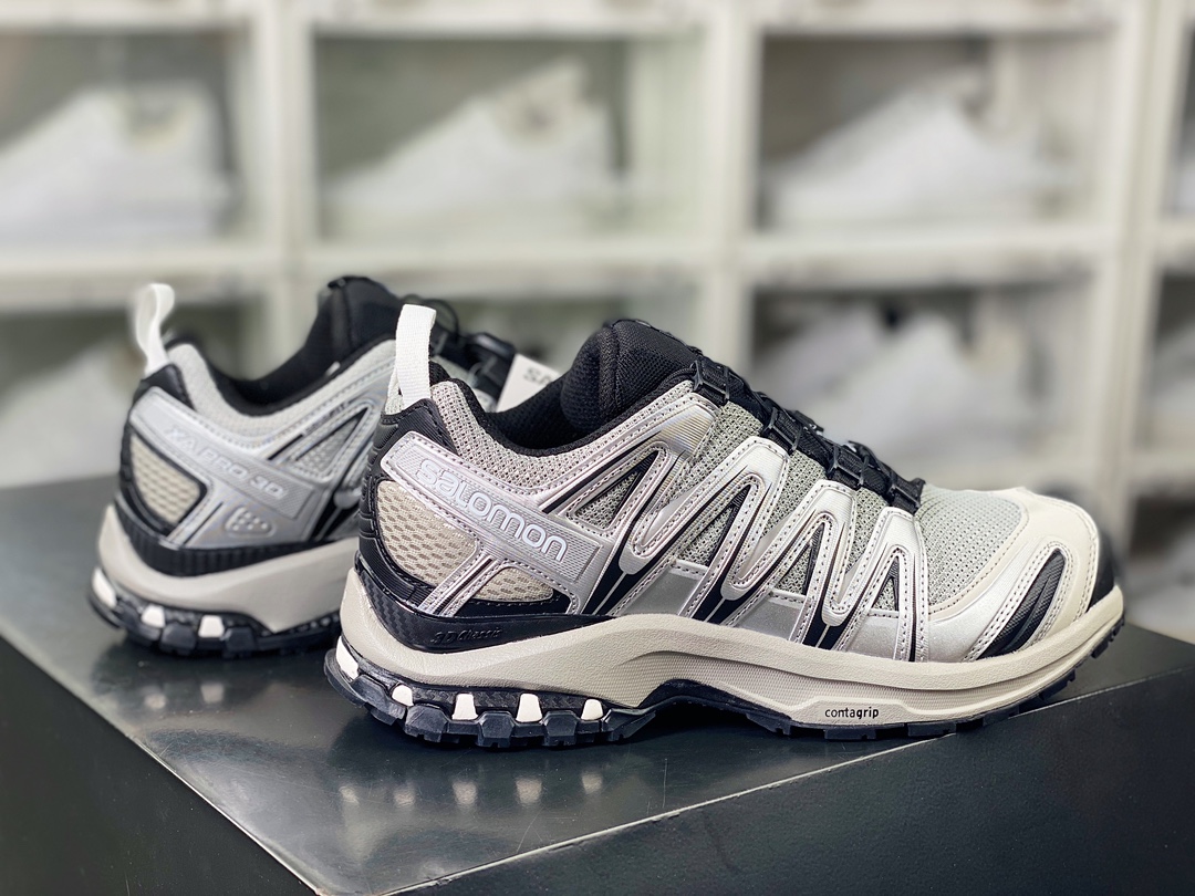 260 萨洛蒙/Salomon XA Pro 3D GTX”Dark Grey/Black”XA跑步鞋“深灰银黑”474781