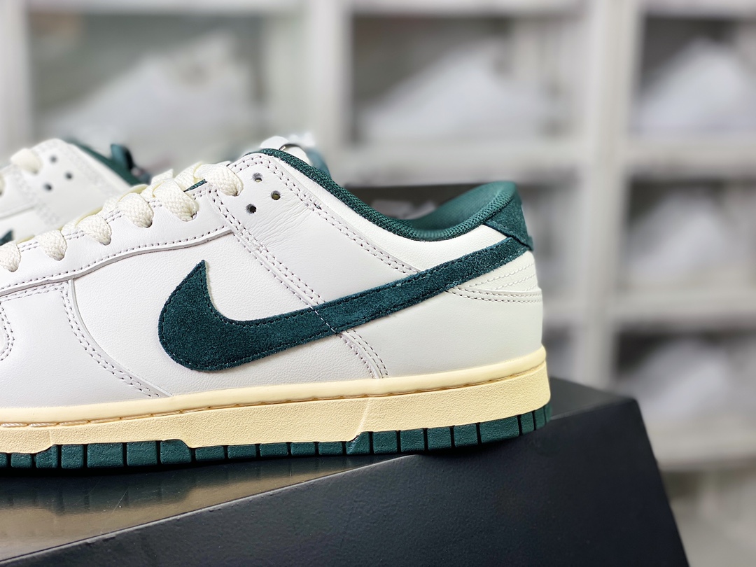 SB Dunk Low ”Athletic Department” dunk series low-top sneakers ”off-white dark green oxidation bottom” FQ8080-133