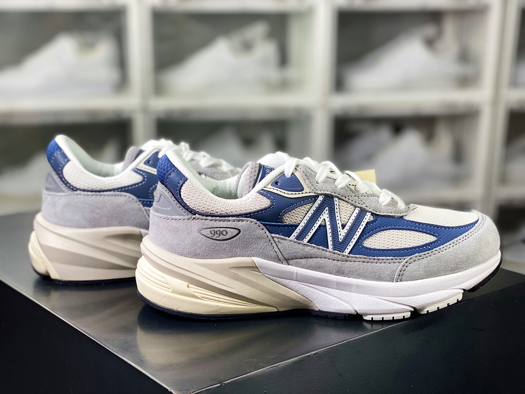 320 New Balance in USA M990V6六代系列美产血统经典跑步鞋“灰蓝”U990TE6