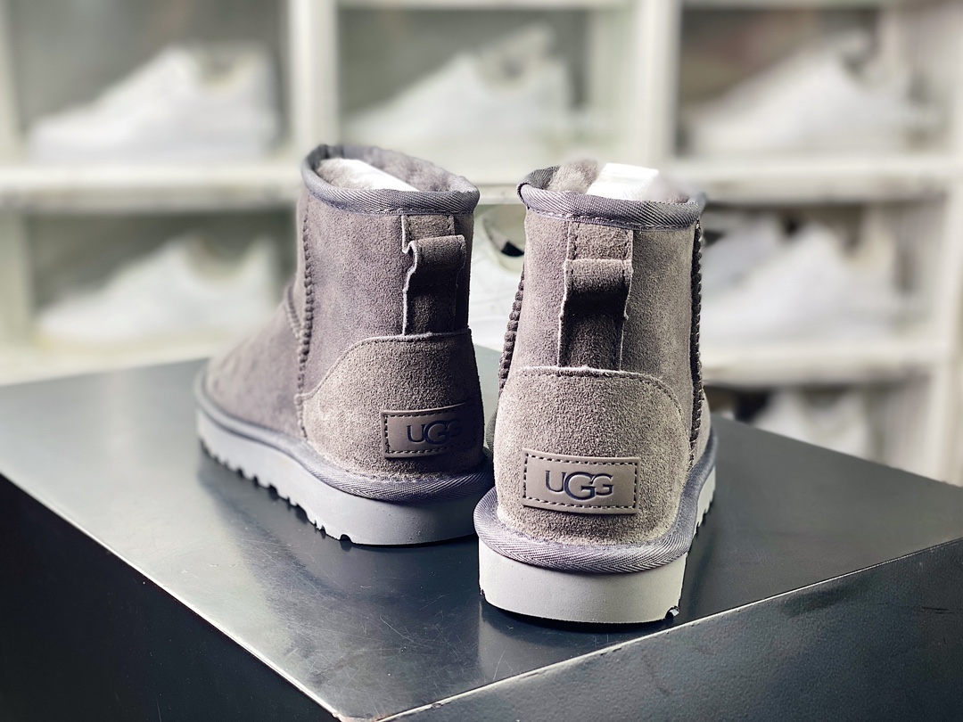 210 UGG W Classic Mini II 经典迷你2.0系列经典短筒休闲百搭短靴“灰色加绒”1016222-CHE-05