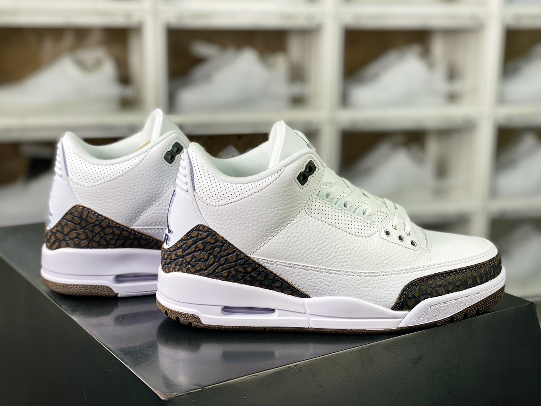 260 耐克Nike Air Jordan 3 Retro”Mocha”迈克尔·乔丹AJ3代中帮篮球鞋“黑白棕摩卡咖啡”136064-122