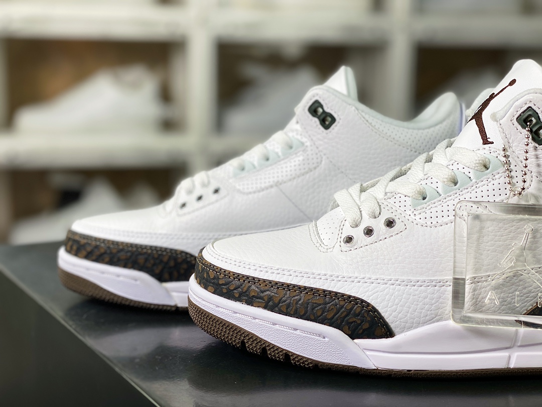 260 耐克Nike Air Jordan 3 Retro”Mocha”迈克尔·乔丹AJ3代中帮篮球鞋“黑白棕摩卡咖啡”136064-122