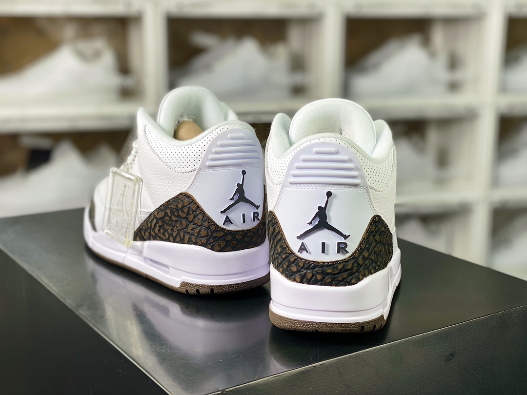 260 耐克Nike Air Jordan 3 Retro”Mocha”迈克尔·乔丹AJ3代中帮篮球鞋“黑白棕摩卡咖啡”136064-122