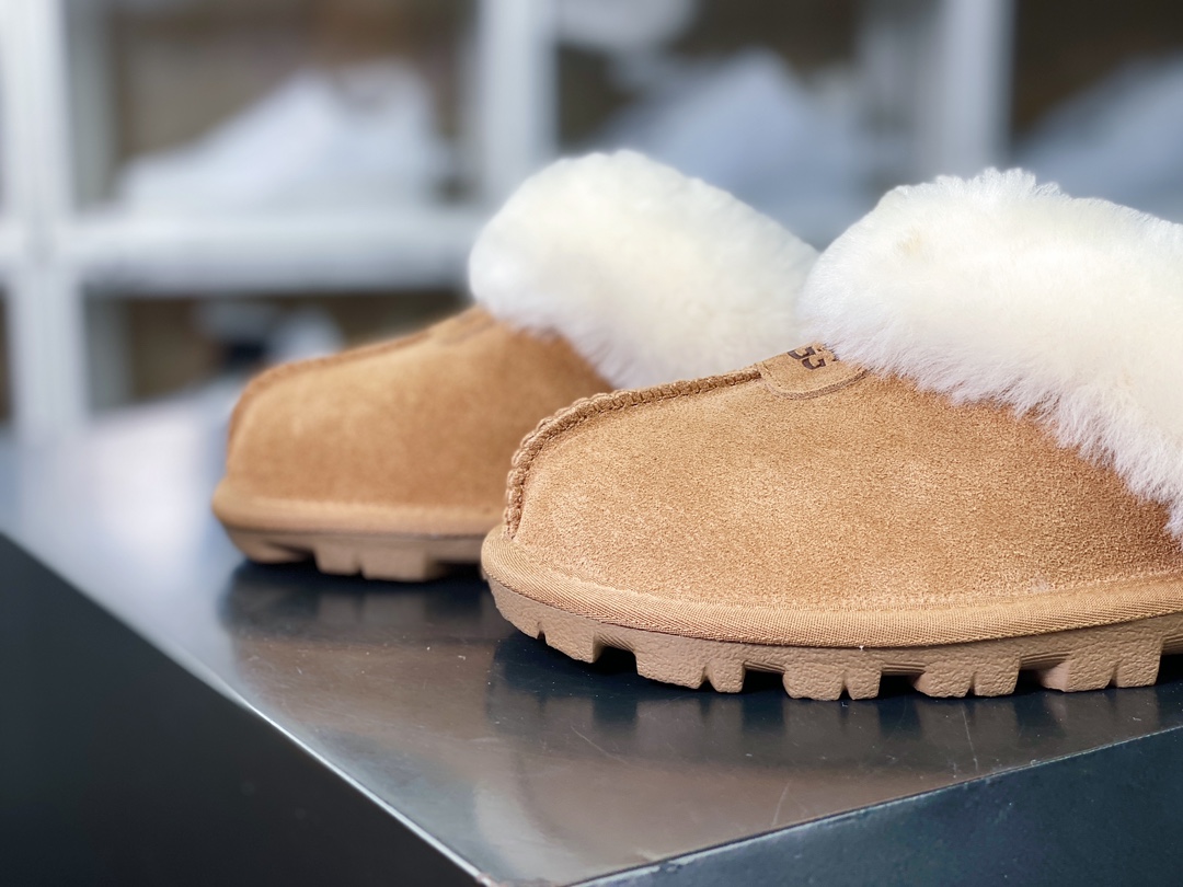 180 UGG W Classic Coquette Clog Slipper 系列时尚居家穆勒半拖鞋“星拖栗色”5125-CHE-01