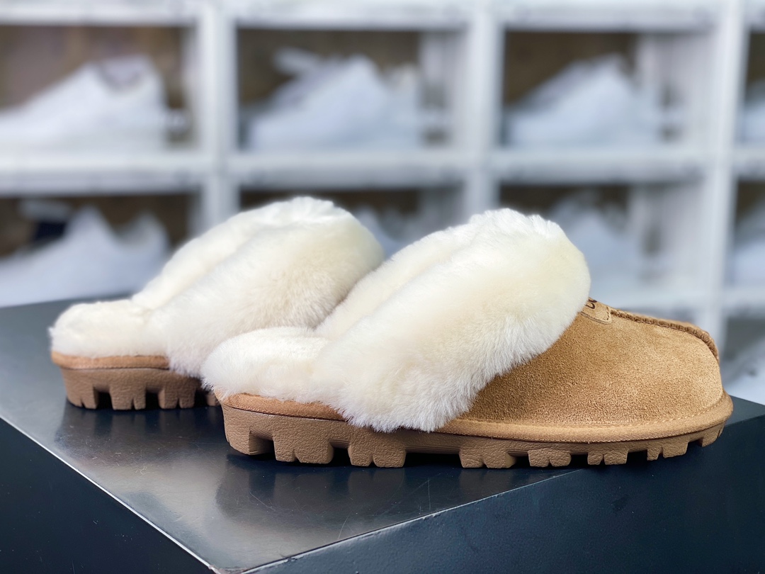 180 UGG W Classic Coquette Clog Slipper 系列时尚居家穆勒半拖鞋“星拖栗色”5125-CHE-01