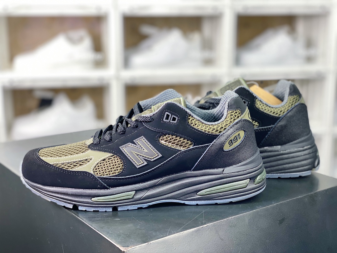 220 新百伦【New Balance】 Made in USA M991系列美产跑步鞋“黑绿”M991SD2