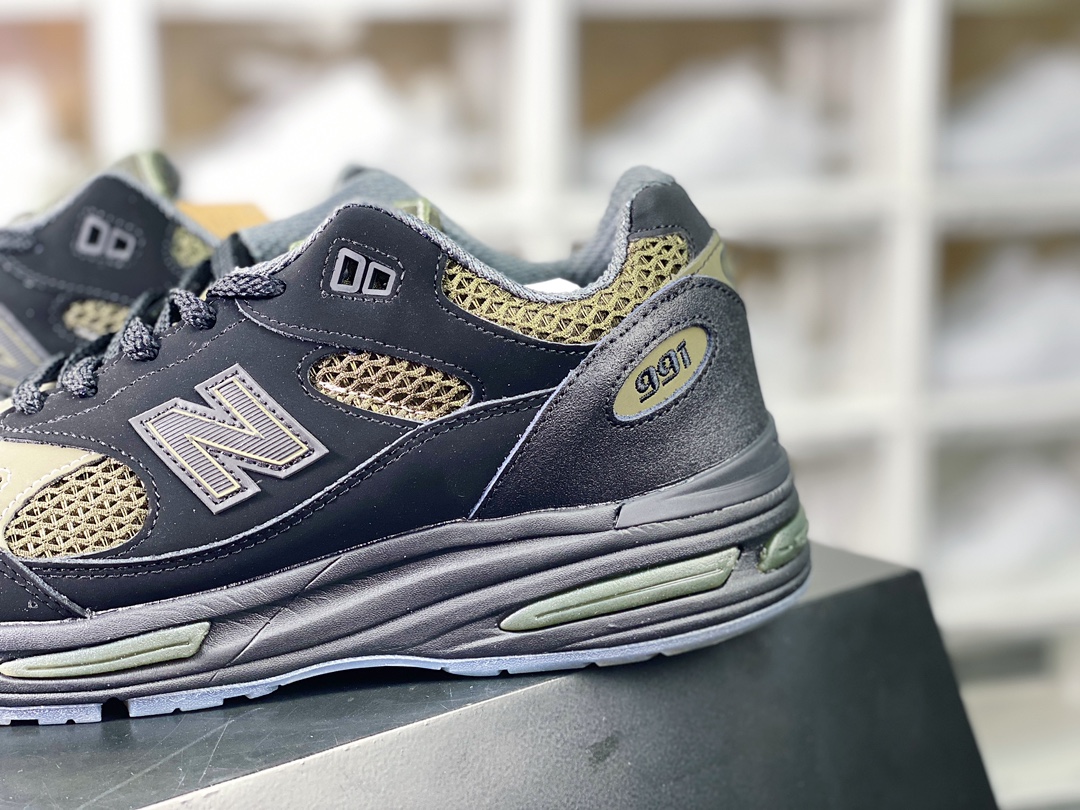 220 新百伦【New Balance】 Made in USA M991系列美产跑步鞋“黑绿”M991SD2