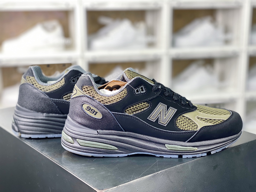 220 新百伦【New Balance】 Made in USA M991系列美产跑步鞋“黑绿”M991SD2