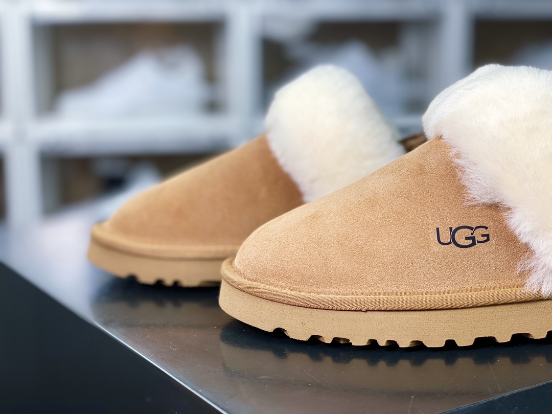 200 UGG W Classic Coquette Clog Slipper 系列时尚居家穆拖鞋“美凯林可拆卸拖鞋”5125-CHE-01