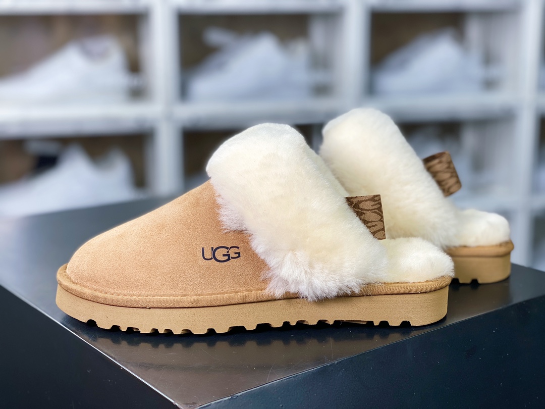 200 UGG W Classic Coquette Clog Slipper 系列时尚居家穆拖鞋“美凯林可拆卸拖鞋”5125-CHE-01