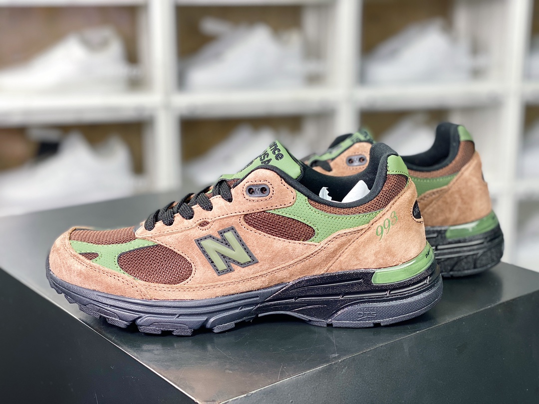 260 NB新百伦New Balance Made in USA MR993系列美产跑步鞋“棕绿黑”MR993ALD