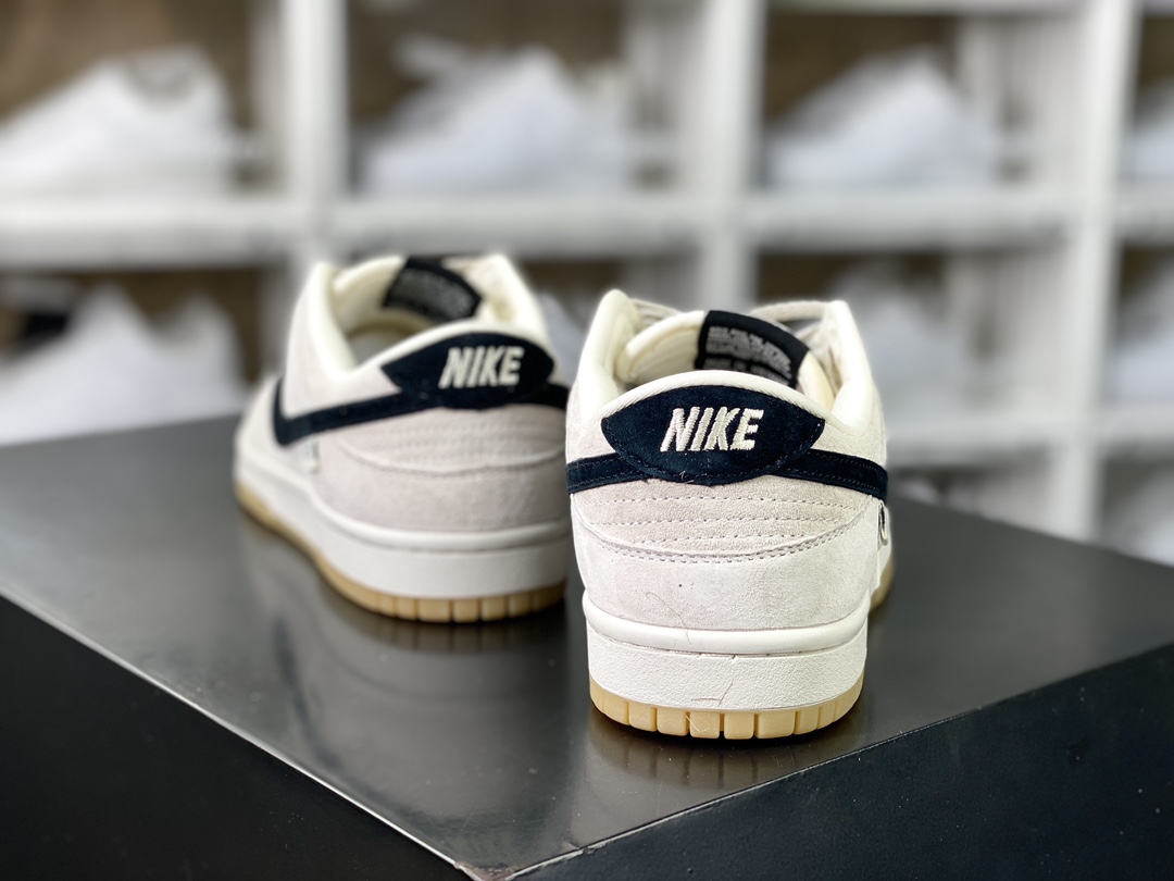 280 SB Dunk Low Retro SP扣篮系列低帮板鞋“麂皮米白黑小钩生胶底”DD1391-137