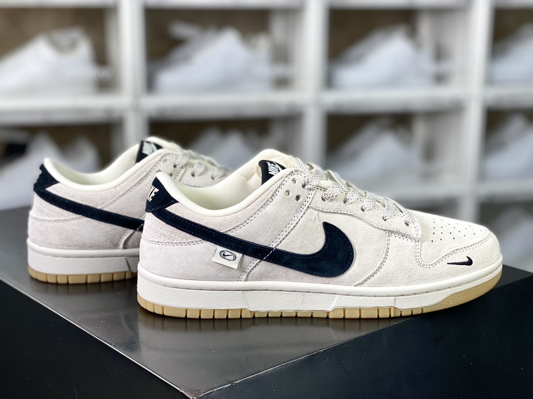 280 SB Dunk Low Retro SP扣篮系列低帮板鞋“麂皮米白黑小钩生胶底”DD1391-137