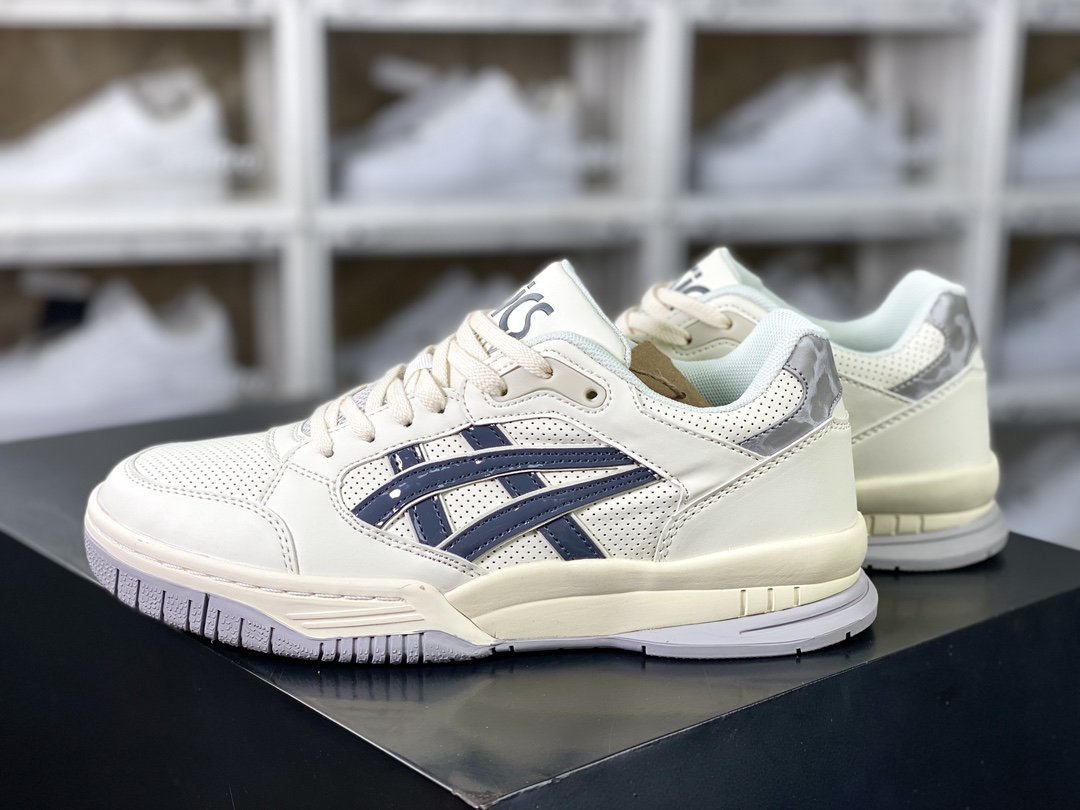 180 ASICS Gel-Spotlyte Low 莱特系列低帮板鞋“奶白灰深灰”1203A397-021