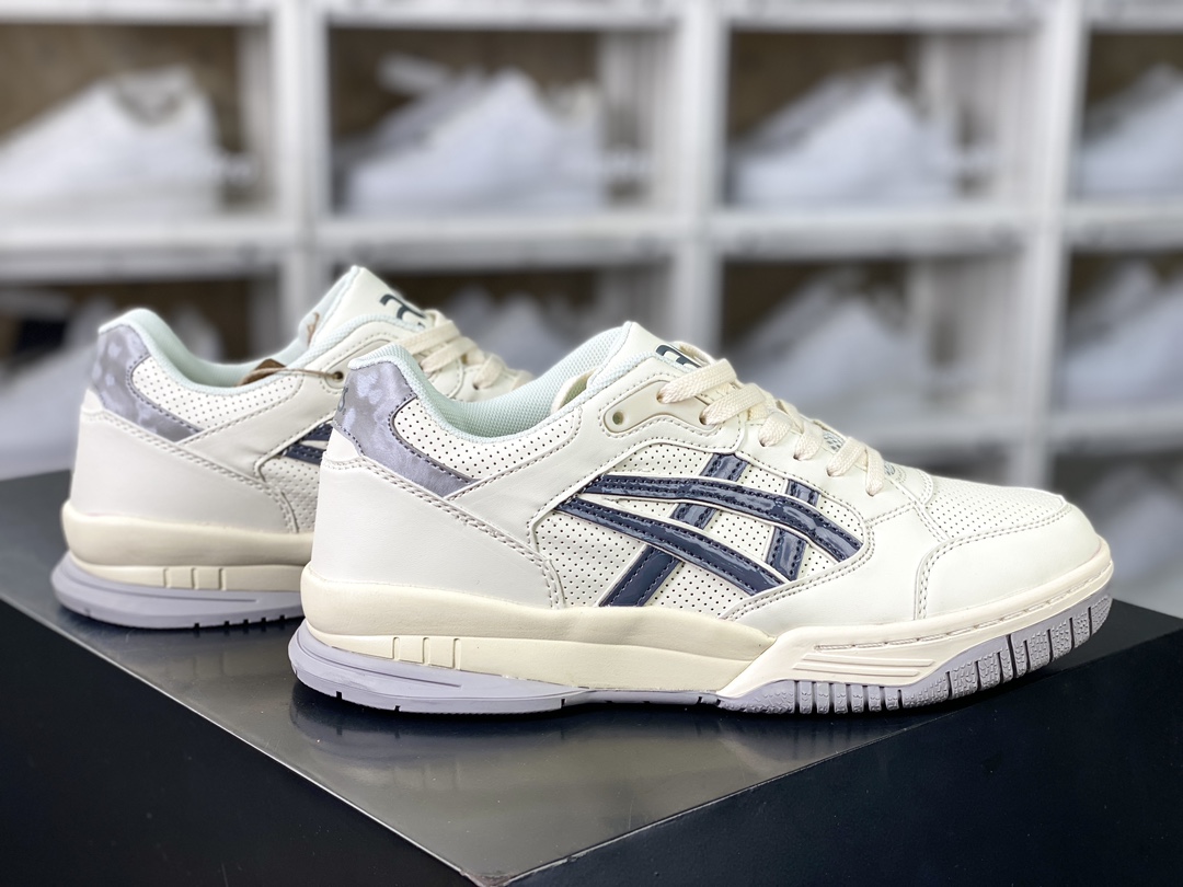 180 ASICS Gel-Spotlyte Low 莱特系列低帮板鞋“奶白灰深灰”1203A397-021