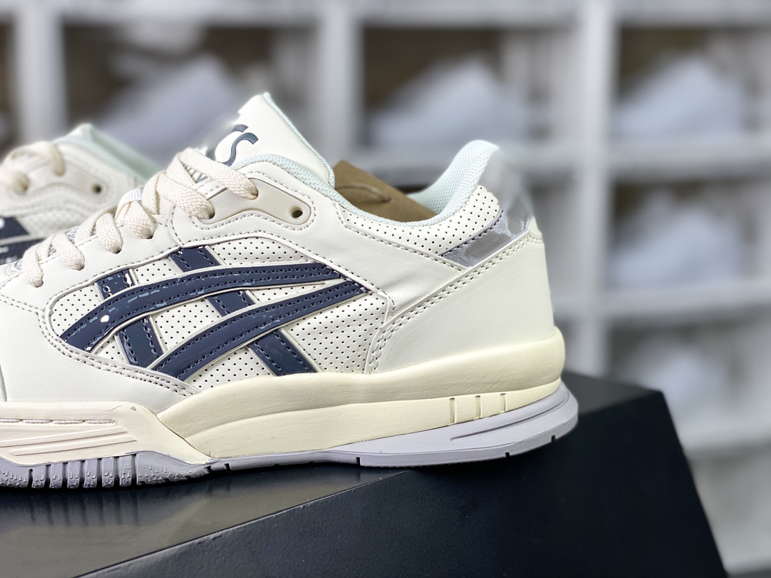 180 ASICS Gel-Spotlyte Low 莱特系列低帮板鞋“奶白灰深灰”1203A397-021