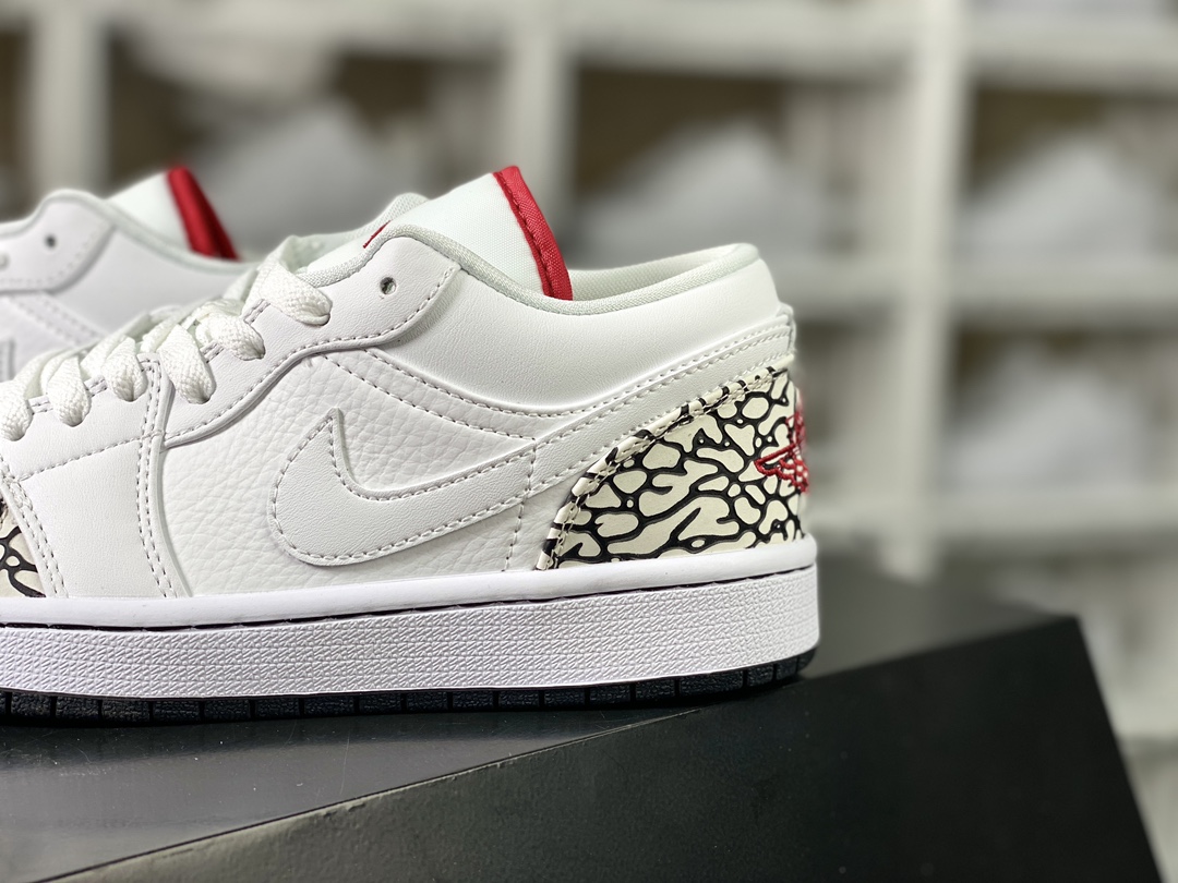 200 Air Jordan 1 Low AJ1乔丹一代低帮经典复古文化休闲运动篮球鞋“狼灰灰红爆裂”338145-162