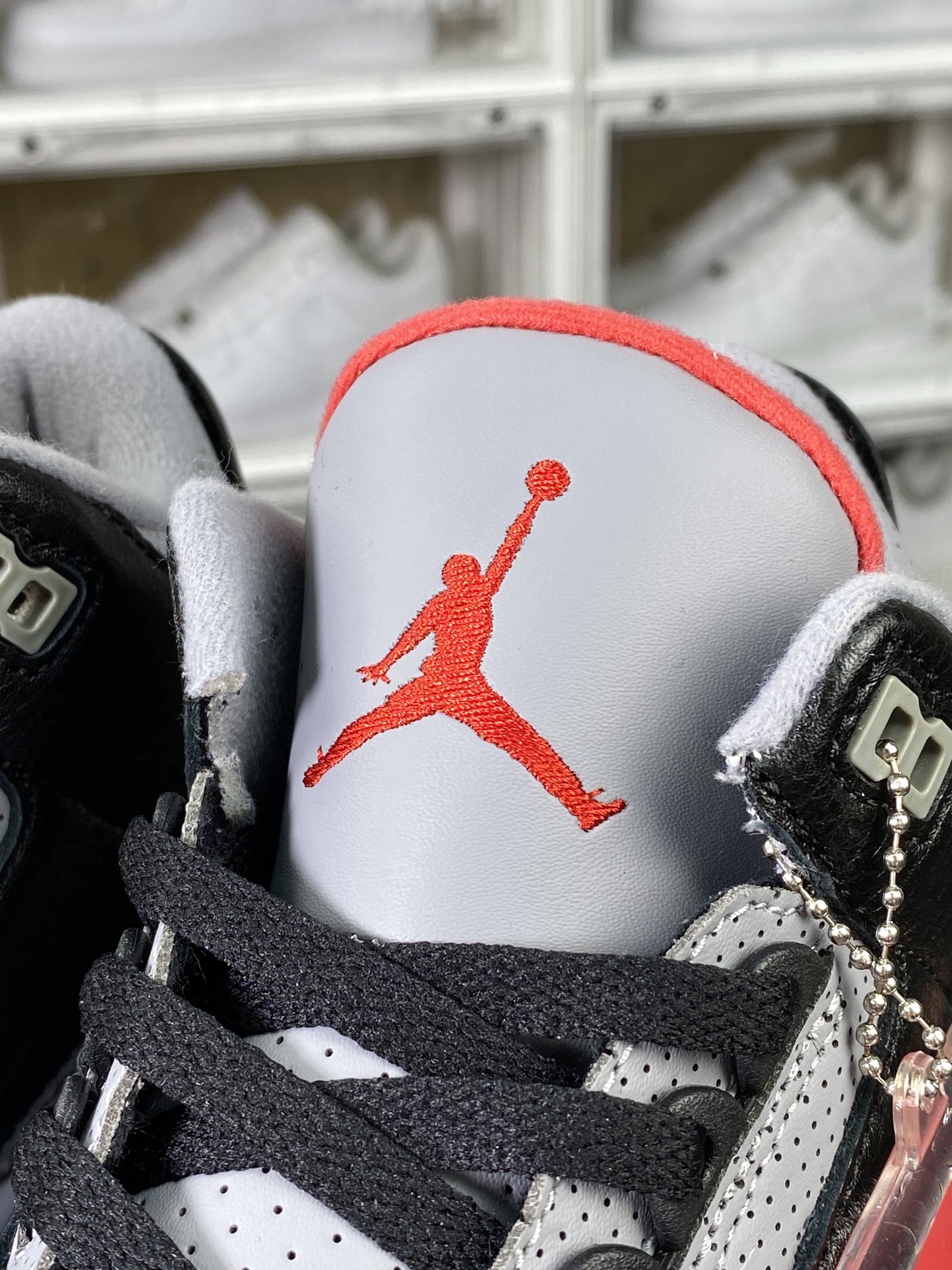 260 Air Jordan 3 Retro OG"Black Cement"迈克尔·乔丹AJ3代中帮篮球鞋“黑水泥爆裂纹”854262-001