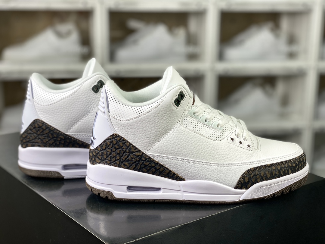 260 Nike Air Jordan 3 Retro"Mocha"迈克尔·乔丹AJ3代中帮篮球鞋“黑白棕摩卡咖啡”136064-122