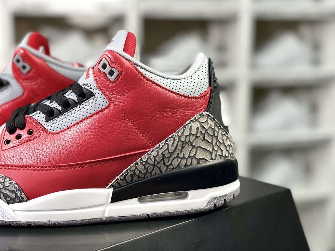 260  Air Jordan 3 ES"Red Cement"迈克尔·乔丹AJ3代中帮篮球鞋“红水泥全明星大红公牛”CK5692-600