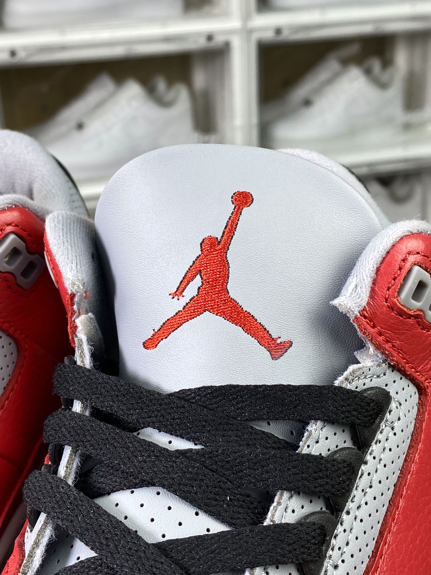 260  Air Jordan 3 ES"Red Cement"迈克尔·乔丹AJ3代中帮篮球鞋“红水泥全明星大红公牛”CK5692-600