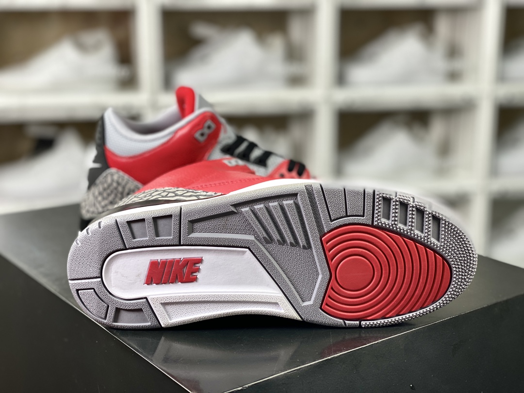 260  Air Jordan 3 ES"Red Cement"迈克尔·乔丹AJ3代中帮篮球鞋“红水泥全明星大红公牛”CK5692-600