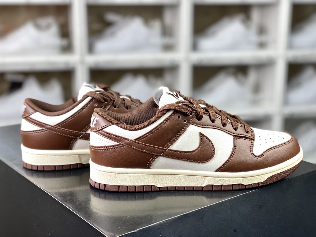 160 SB Dunk Low Retro"Cacao Wow/Brown/Sail"扣篮板鞋“巧克力深棕米白”DD1503-124