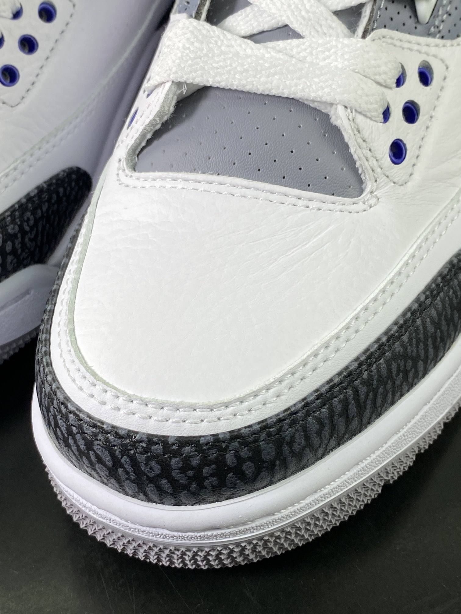 260 Air Jordan 3 Retro”Racer Blue”迈克尔·乔丹AJ3代中帮篮球鞋“白赛车蓝黑爆裂纹”CT8532-145