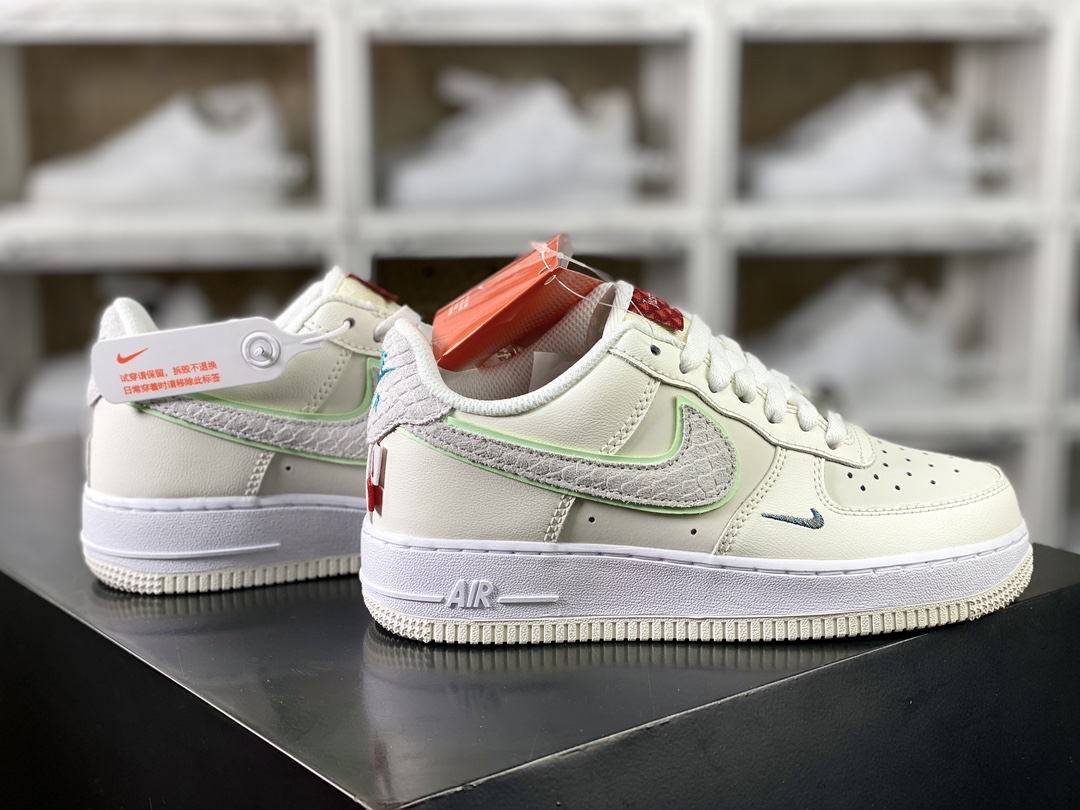 200 Air Force 1'07 Low LX"Year of the Dragon"空军一号板鞋“龙年米白灰绿珠宝”FZ5052-131