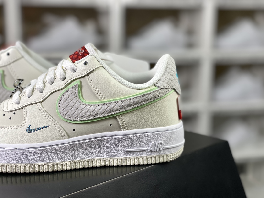 200 Air Force 1'07 Low LX"Year of the Dragon"空军一号板鞋“龙年米白灰绿珠宝”FZ5052-131