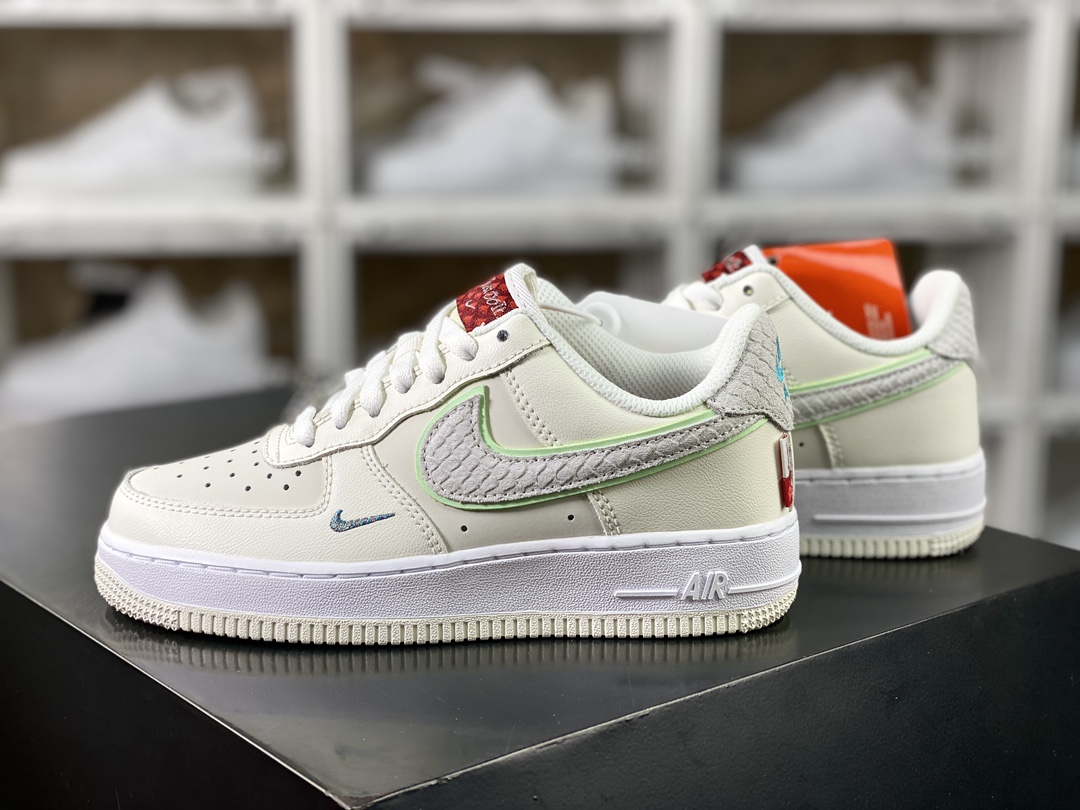 200 Air Force 1'07 Low LX"Year of the Dragon"空军一号板鞋“龙年米白灰绿珠宝”FZ5052-131