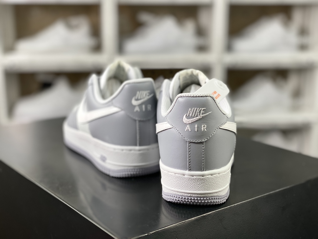 220  Air Force 1’07 Low"Grey/White"空军一号板鞋“皮革灰白烟灰”CW1888-606