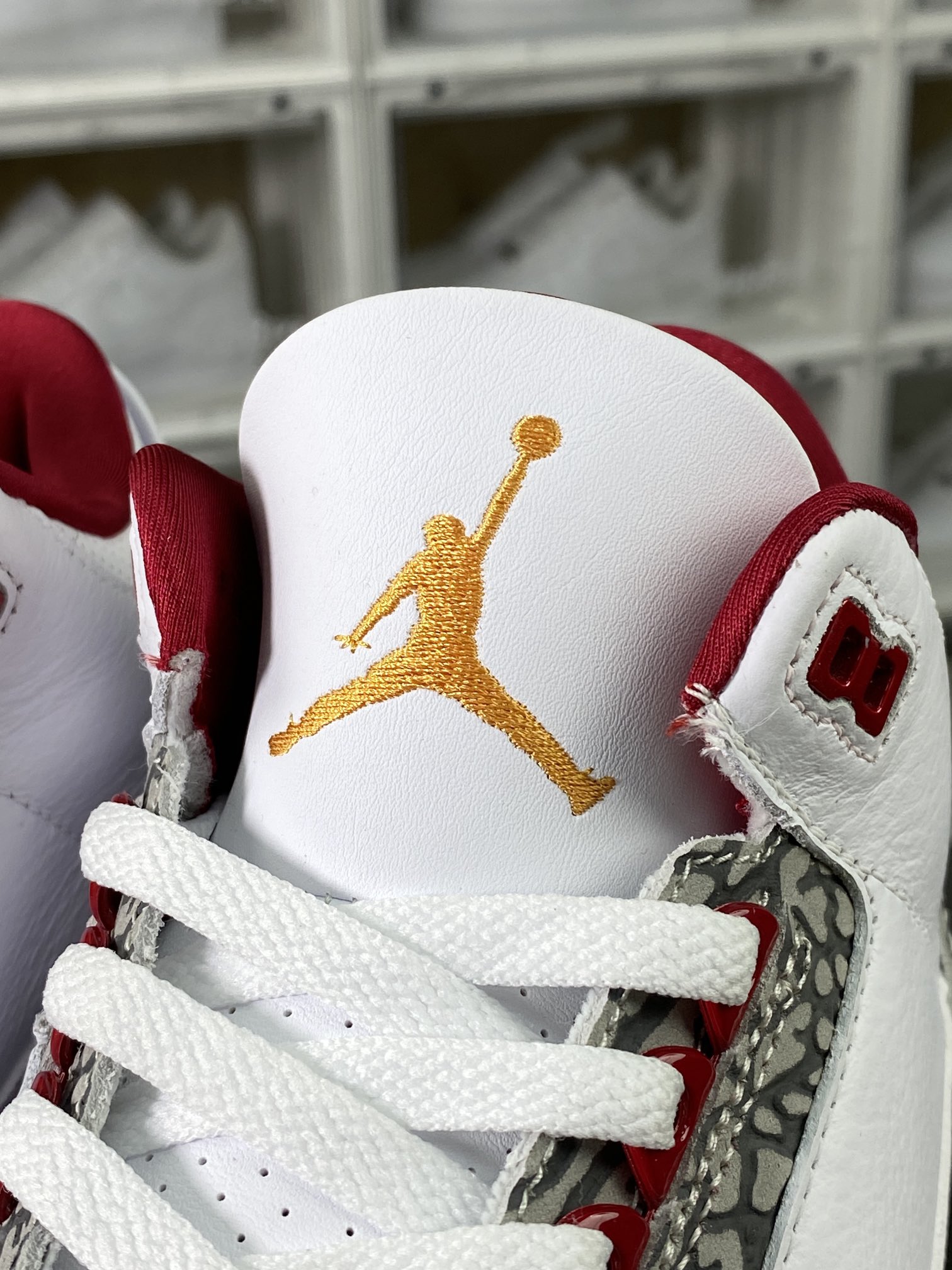 260 Air Jordan 3 Retro"Desert Cement"迈克尔·乔丹AJ3代中帮篮球鞋“白酒红雀水泥爆裂纹”CT8532-126