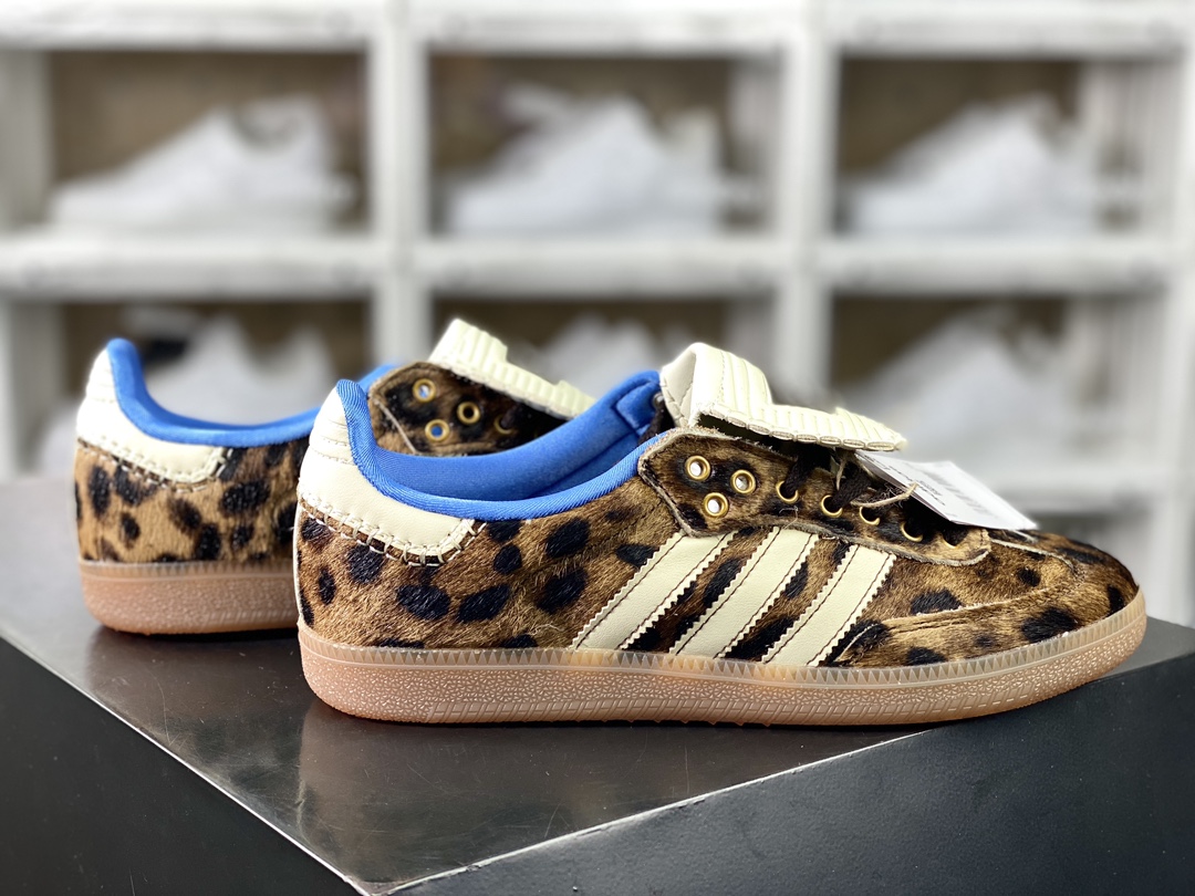 200 Adidas Originals Samba OG"Cow"桑巴舞系列绅士板鞋“马毛豹纹”IE0578