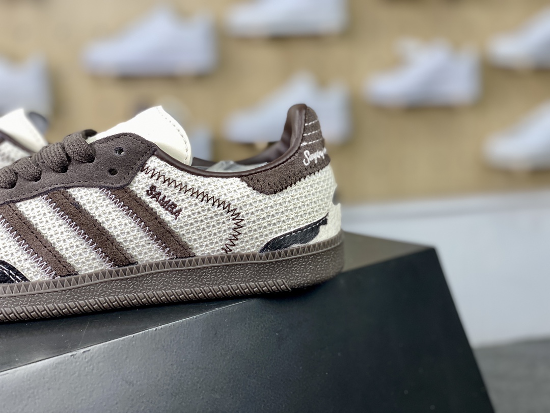 180 Adidas Originals Samba OG”Cow”桑巴舞板鞋“联名米白黑棕奶牛”ID6024