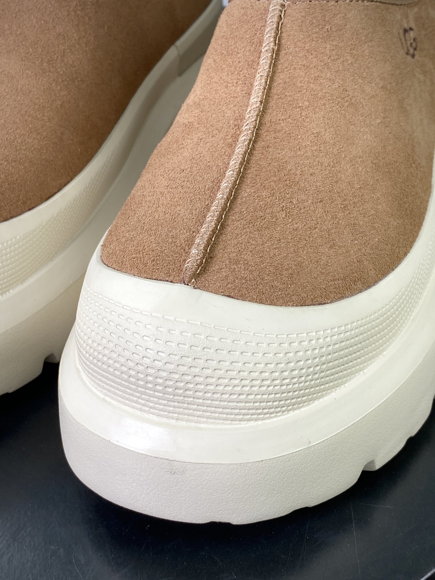 UGG M Tasman Weather Hybrid Tasman waterproof sports shoes ”velvet sand color cream white bottom” 1144096-BBLC