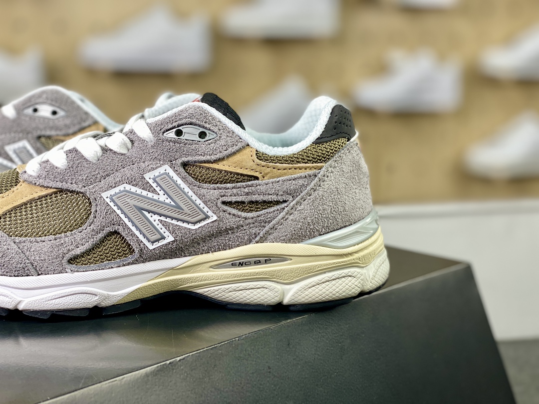 NBNew Balance Made in USA M990V3 ”Grey” three-generation series low-top running shoes ”Original Gray, White, Beige” M990TG3