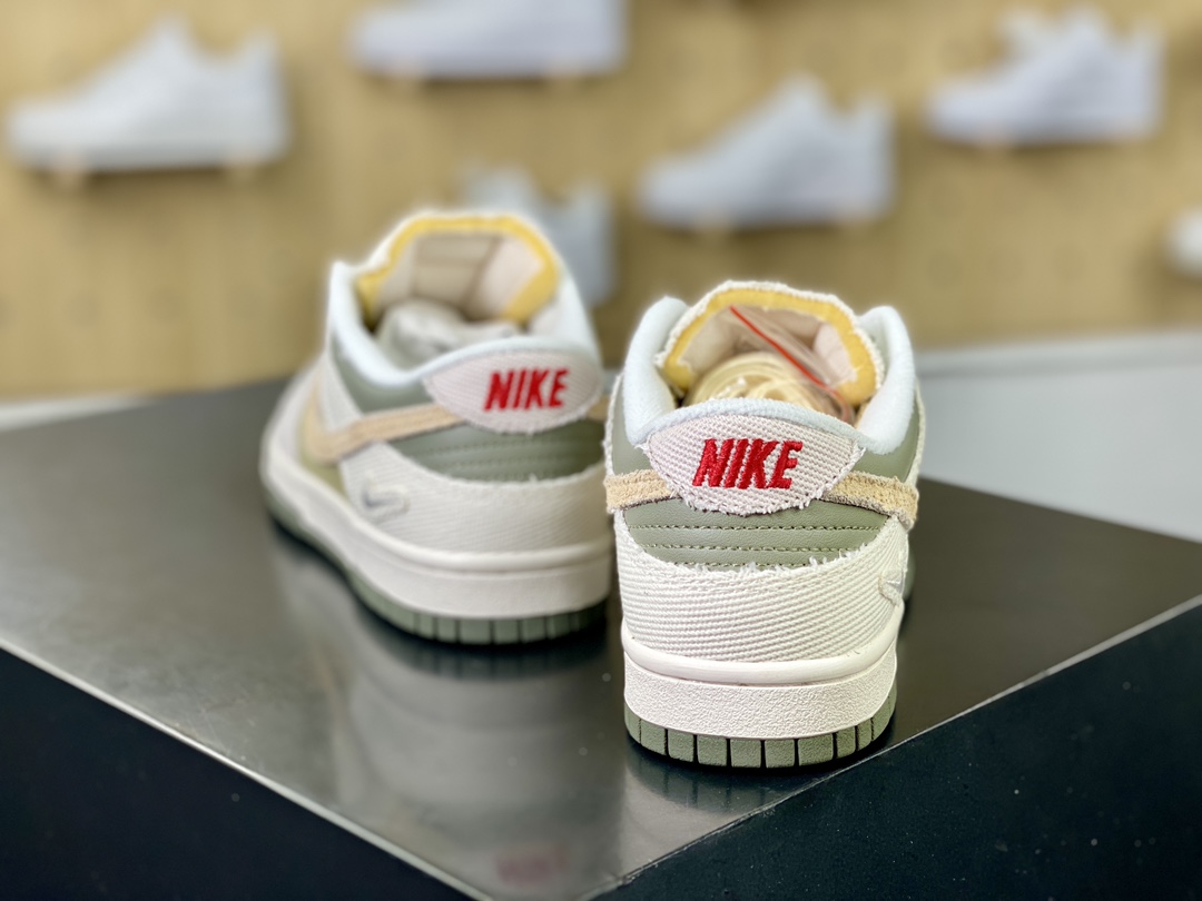 Nike SB Dunk Low Pro ”Broncos” dunk series low-top sneakers ”Off-white deep double hook” FZ4341-100