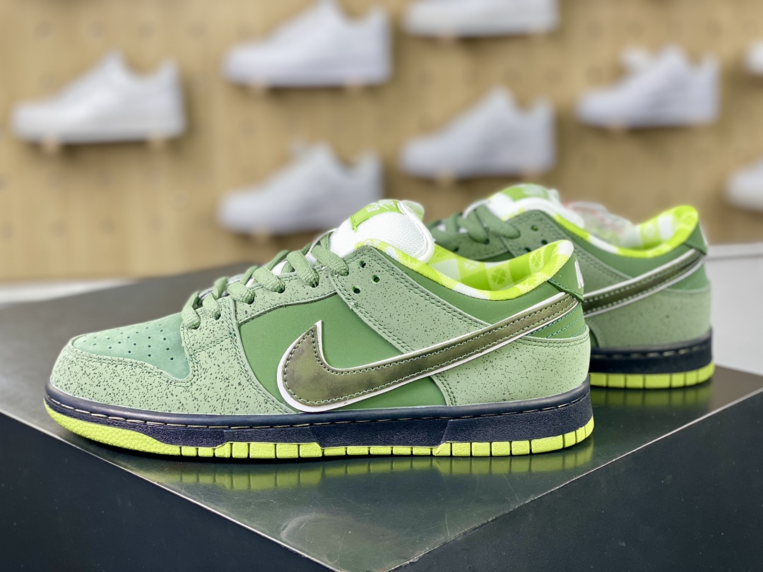 Concepts x Nike SB Dunk Low ”Green Lobster” Dunk Series Classic Low-top Sneakers ”Dark Green Lobster” BV1310-337