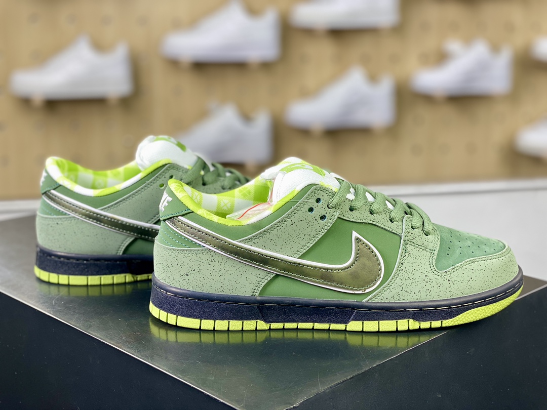 Concepts x Nike SB Dunk Low ”Green Lobster” Dunk Series Classic Low-top Sneakers ”Dark Green Lobster” BV1310-337