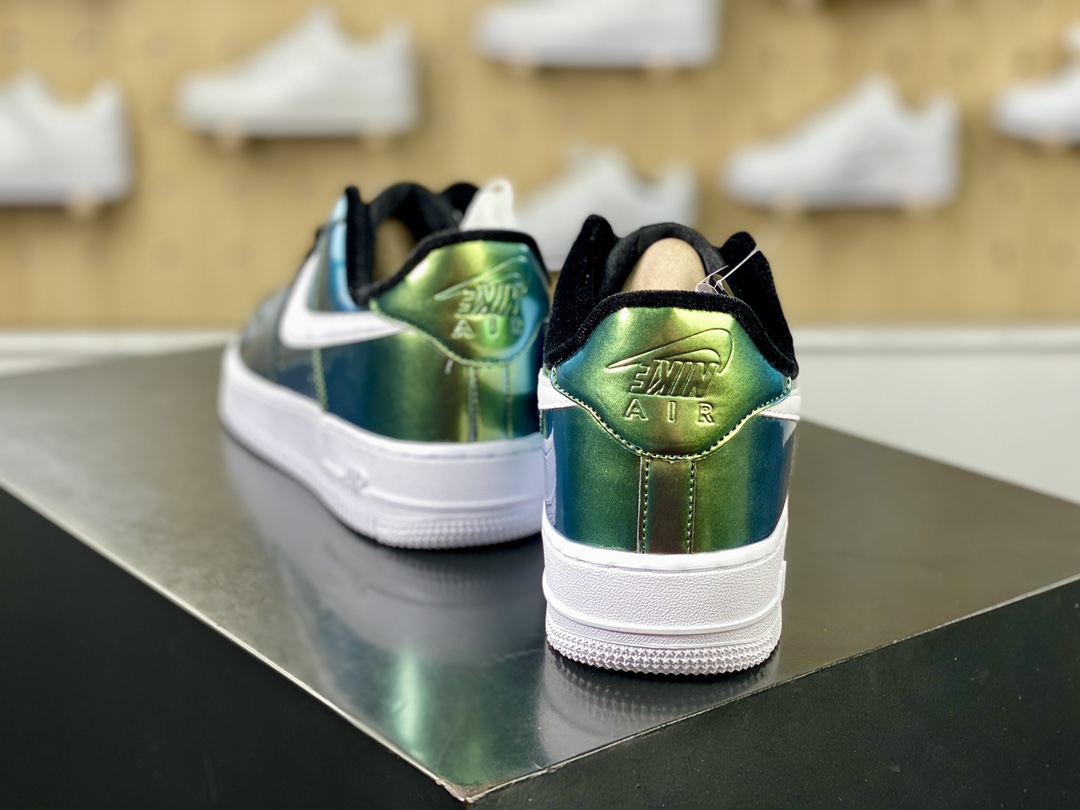 Nike Air Force 1'07 Low”Grey White” Air Force One series classic low-top sneakers ”Patent leather laser grass green white” HV1173-010