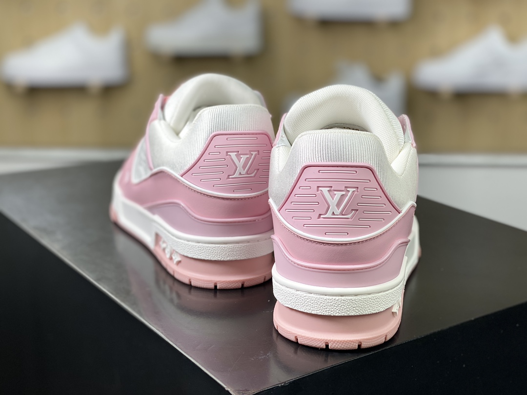 500 LV路易威登Louis Vuitton Trainer Sneaker Low 低帮复古休闲运动文化百搭篮球板鞋