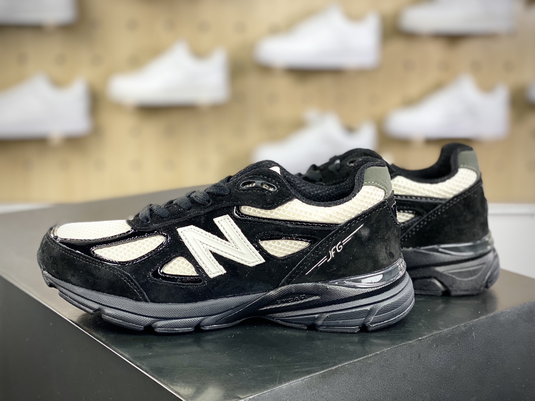 NBNew Balance in USA M990V4 ”1998 Pack/Outro” series American-made running shoes ”Joint Black and White Panda” U990JS4