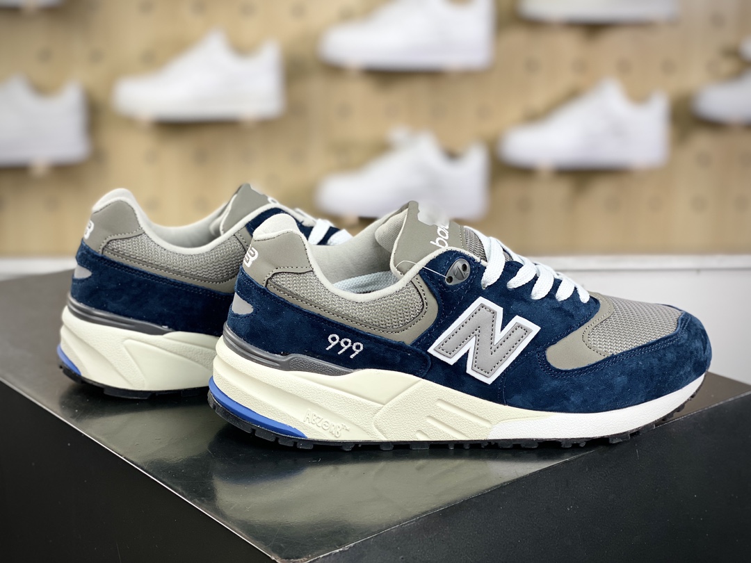 New Balance Made in USA 990v2 high-end American-made series low-top jogging shoes ”dark blue gray silver 3M” M990GR2