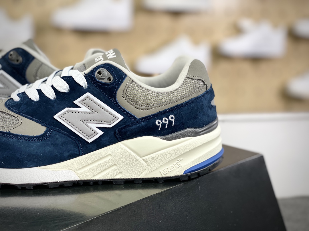 New Balance Made in USA 990v2 high-end American-made series low-top jogging shoes ”dark blue gray silver 3M” M990GR2