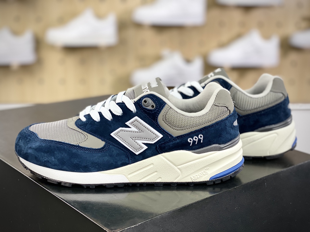New Balance Made in USA 990v2 high-end American-made series low-top jogging shoes ”dark blue gray silver 3M” M990GR2