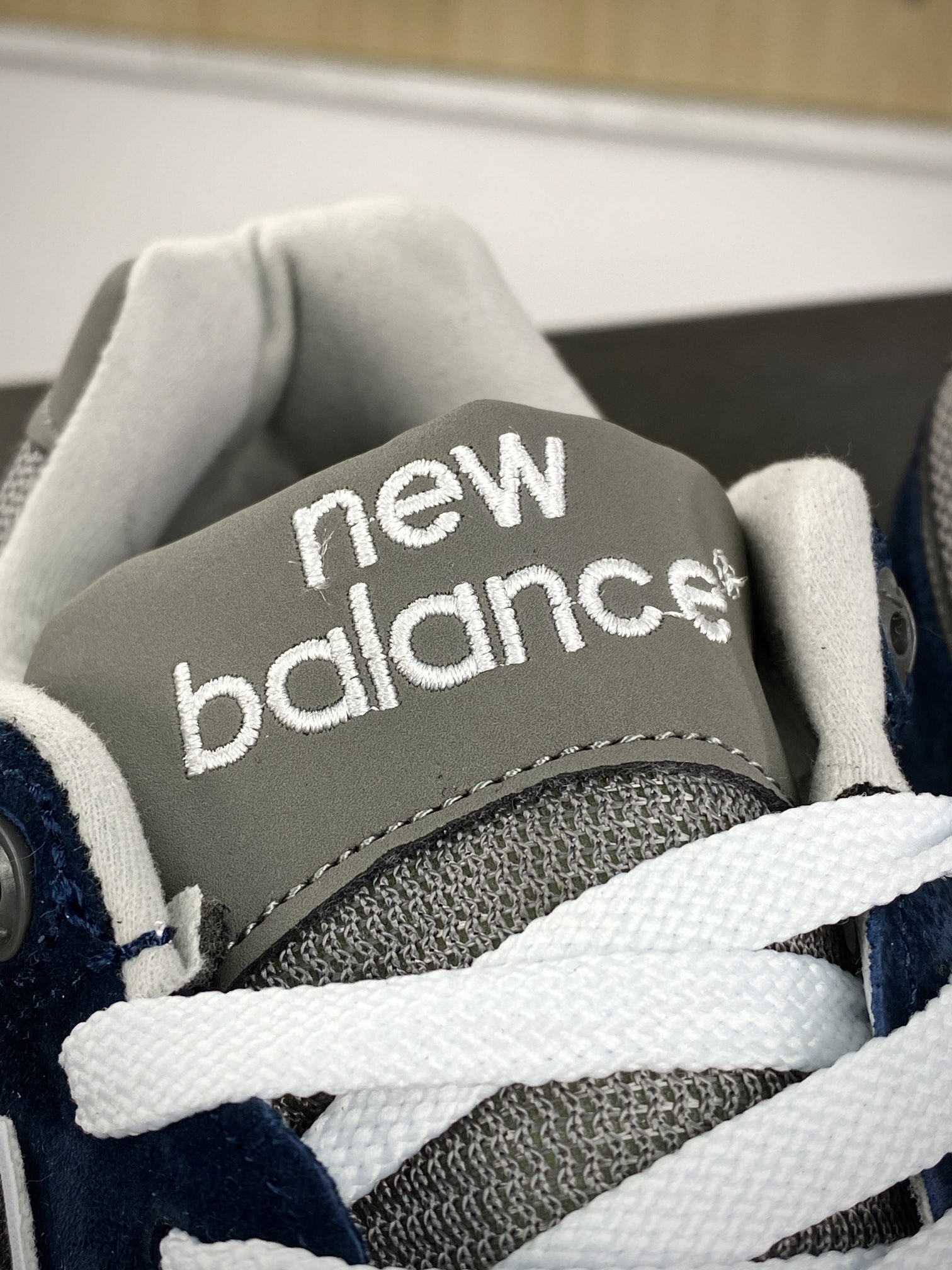 New Balance Made in USA 990v2 high-end American-made series low-top jogging shoes ”dark blue gray silver 3M” M990GR2