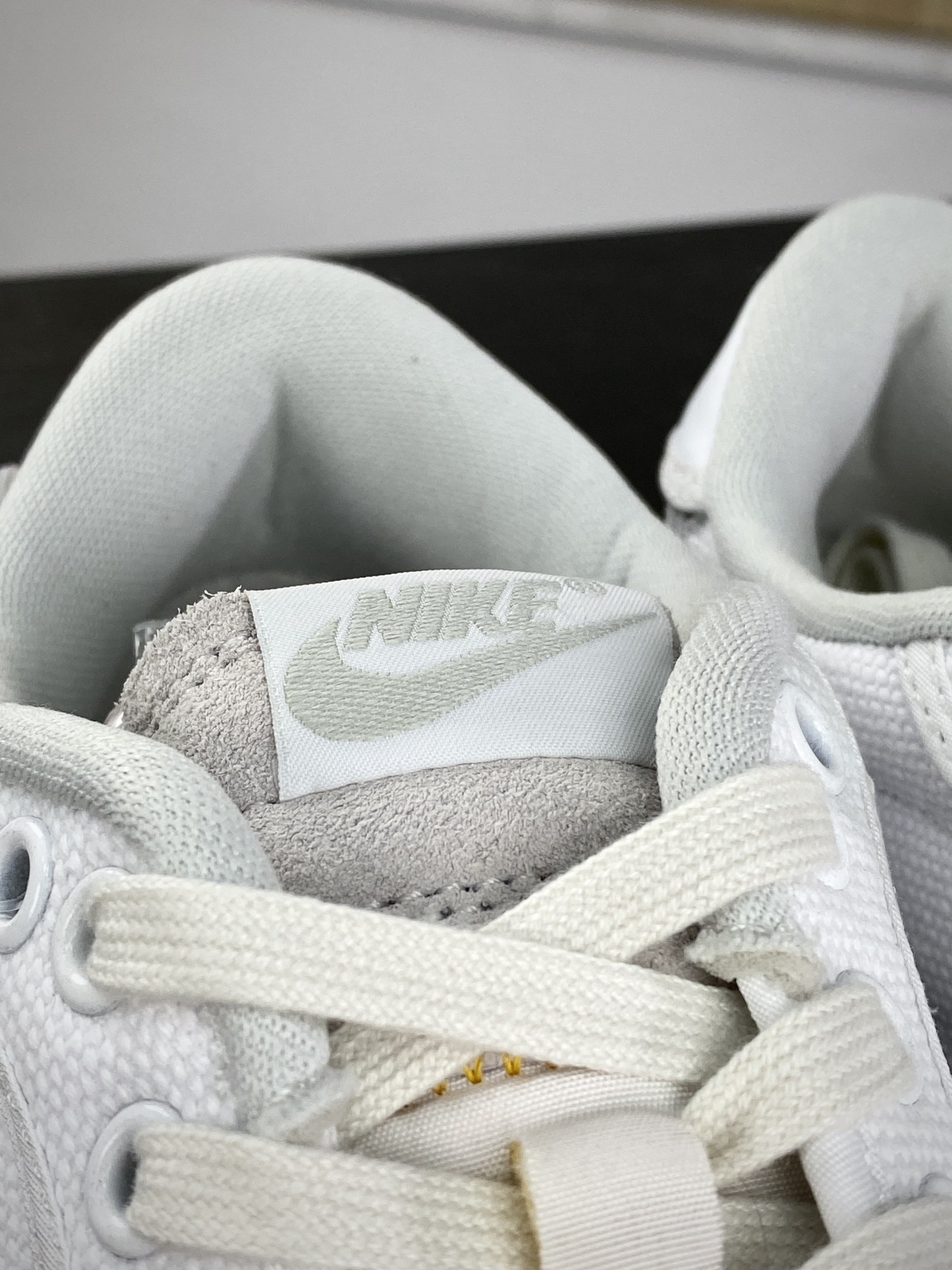 Union x Nike Air Jordan 1 Retro AJKO Low SP ”White Neutral Grey” AJ1 Jordan basketball shoes ”Joint canvas white light grey Velcro hook” DO8912-101